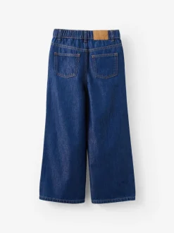 Cotton On Blue Pleat Front Relaxed Denim Jeans