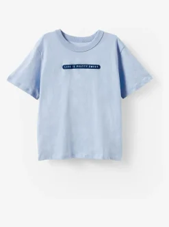 Cotton On Blue Poppy Oversize Graphic Print T-Shirt