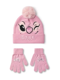 Disney Lilo & Stitch Girls Hat & Gloves Set