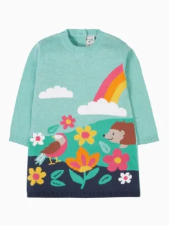 Frugi Blue Ava Knitted Dress