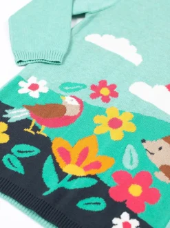 Frugi Blue Ava Knitted Dress