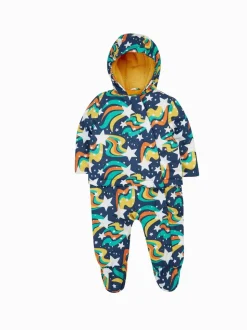 Frugi Blue 2-in-1 Rambler Pram Suit to Coat