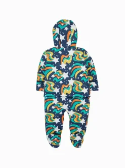 Frugi Blue 2-in-1 Rambler Pram Suit to Coat