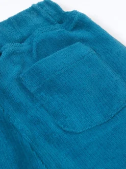 Frugi Blue Poppy Reversible Pull Ups Trousers