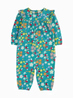 Frugi Green Wren Playsuit