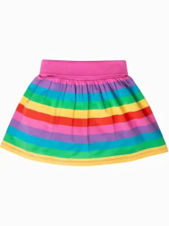 Frugi Multi Rainbow Stripe Spring Skort