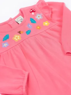 Frugi Pink Kyla Long Sleeved Top and Leggings Set