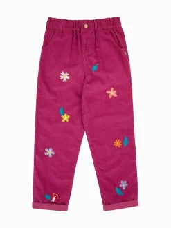 Frugi Purple Callie Paperbag Trousers