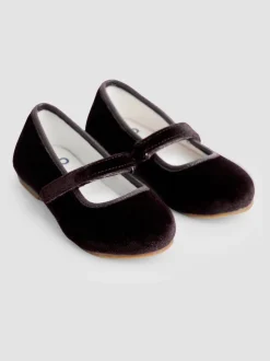 JoJo Maman Bébé Black Ballet Shoes
