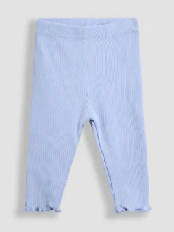 JoJo Maman Bébé Blue Ditsy Floral 2-Piece Floral Sweatshirt & Leggings Set