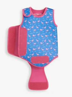 JoJo Maman Bébé Blue Flamingo Print Baby Wetsuit