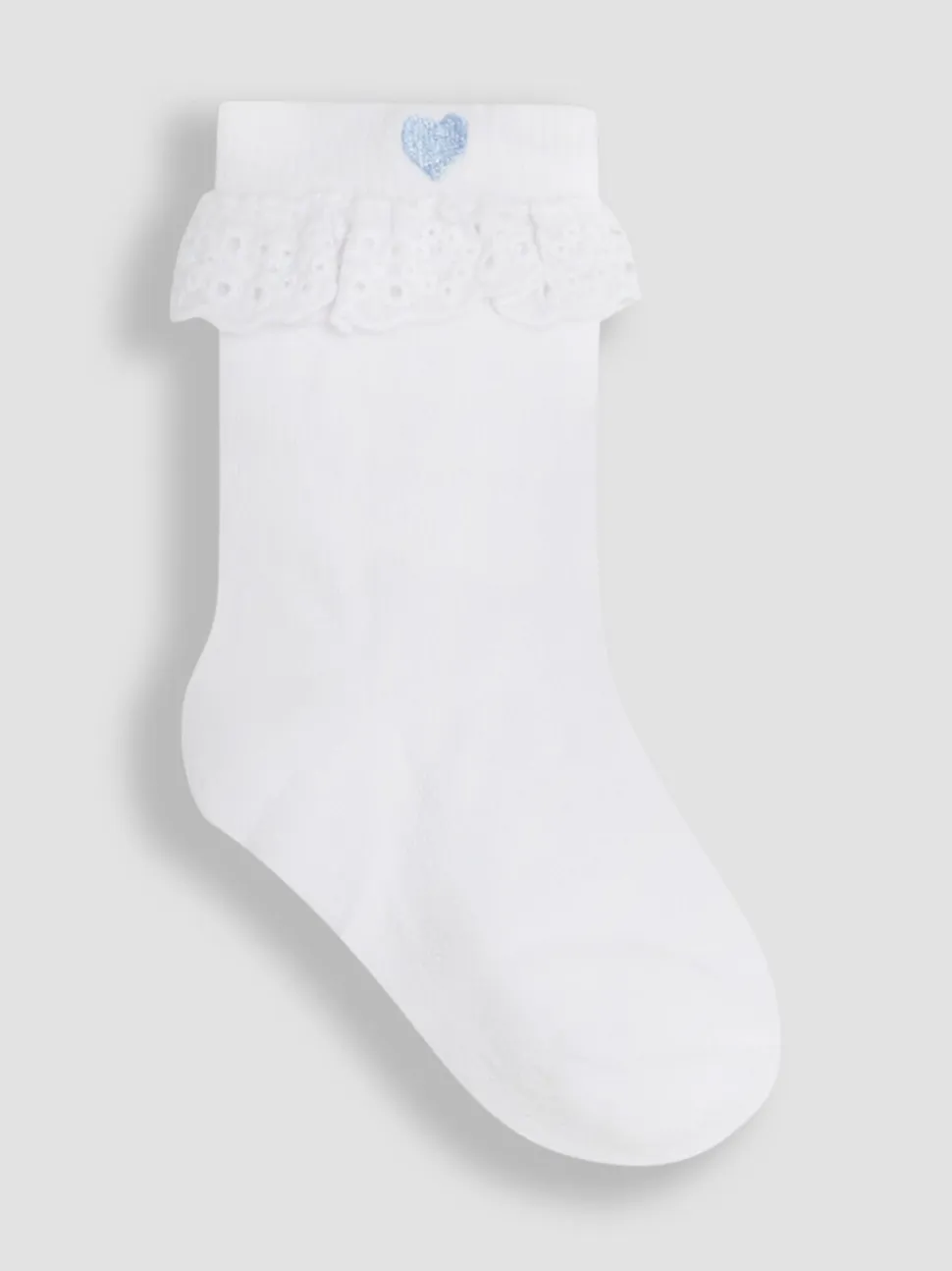 JoJo Maman Bébé Blue Frilly Socks 3 Pack