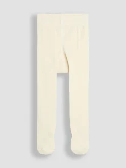 JoJo Maman Bébé Blue Paddington Appliqué Button Front Dress & Tights Set