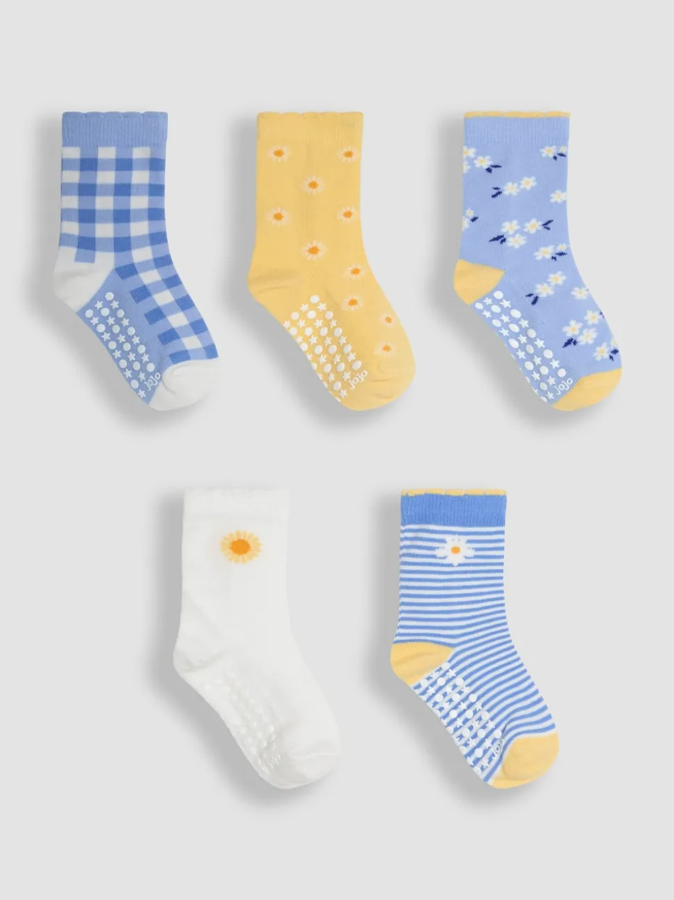 JoJo Maman Bébé Blue Socks 5 Pack