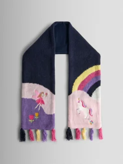 JoJo Maman Bébé Blue Unicorn Fairy Scarf