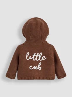 JoJo Maman Bébé Brown Bear Pocket Cardigan