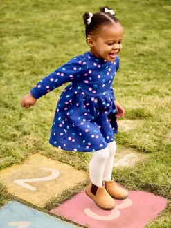 JoJo Maman Bébé Brown Cosy Lined Boot