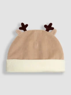 JoJo Maman Bébé Brown Novelty Christmas Baby Hat
