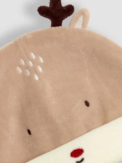 JoJo Maman Bébé Brown Novelty Christmas Baby Hat