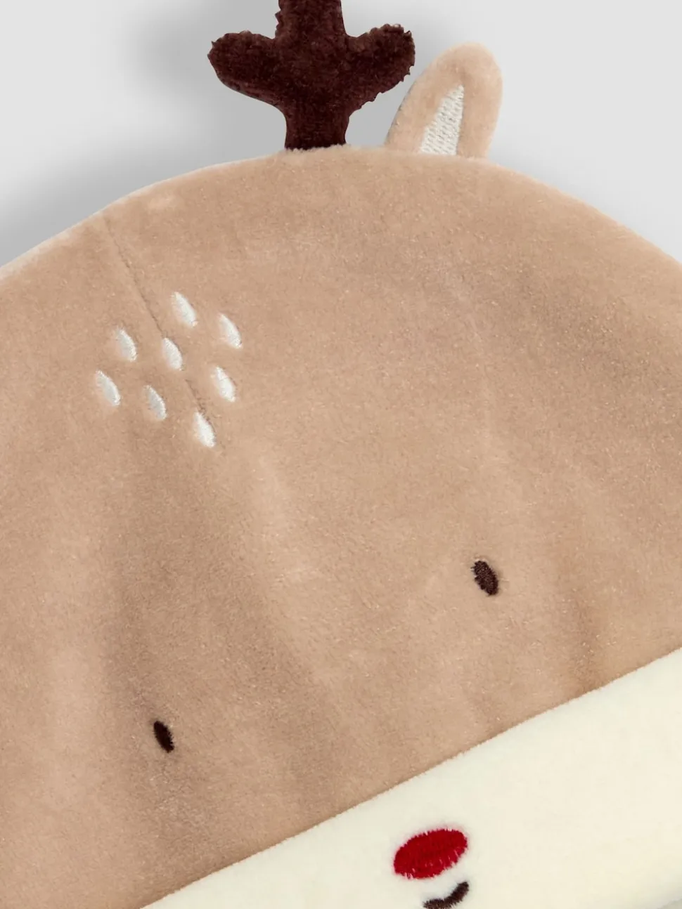 JoJo Maman Bébé Brown Novelty Christmas Baby Hat