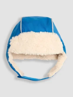 JoJo Maman Bébé Cobalt Blue Cosy Waterproof Hat