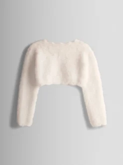 JoJo Maman Bébé Cream Chenille Knit Bolero