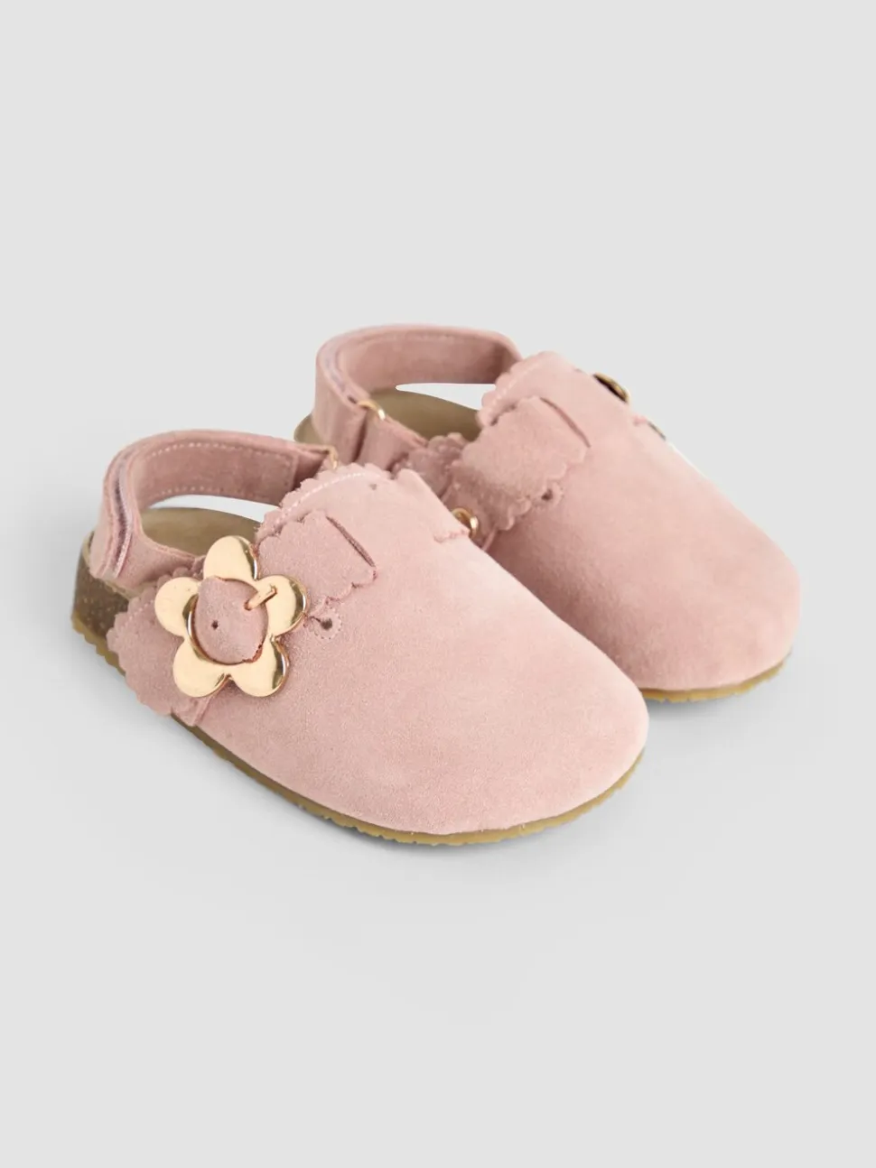 JoJo Maman Bébé Dusky Pink Slip-On Clogs