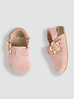 JoJo Maman Bébé Dusky Pink Slip-On Clogs