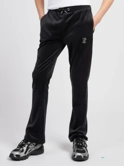 Juicy Couture Black Diamanté Bootcut Joggers