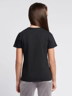 Juicy Couture Black Fitted Diamante T-Shirt