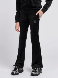 Juicy Couture Black Fold Over Waist Joggers
