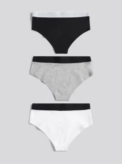 Juicy Couture Black Juicy Hipster Briefs 3 Pack Hanging