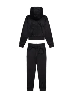 Juicy Couture Black Slim Diamante Hoodie & Tracksuit Set