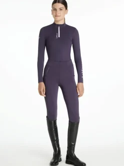 LeMieux Blue Young Rider Classique Base Layer Juniper