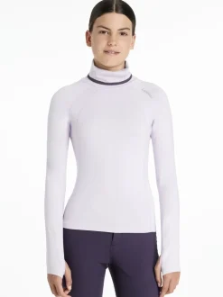 LeMieux Young Rider Savannah Snood Mesh Base Layer Lilac