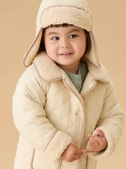 MORI Cream Supersoft Cosy Trapper Hat