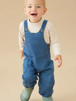 MORI Denim Blue Supersoft Dungarees