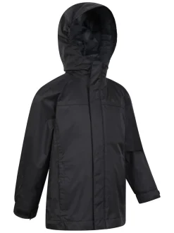 Mountain Warehouse Black Torrent Waterproof Jacket