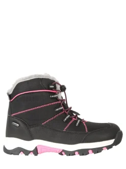 Mountain Warehouse Black Comet Waterproof Snow Boots