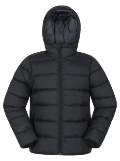 Mountain Warehouse Black Stratus Extreme Packable Down Jacket