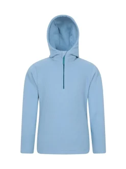Mountain Warehouse Blue Camber II Kids Fleece Hoodie