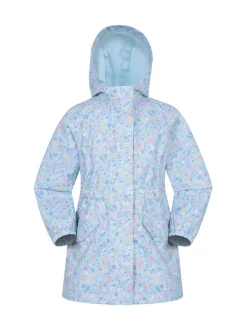 Mountain Warehouse Blue Dale Kids Lightweight Waterproof Jacket