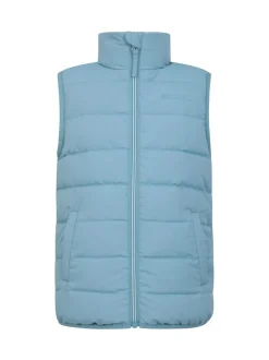Mountain Warehouse Blue Kids Rocko Water Resistant Padded Gilet