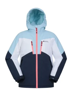 Mountain Warehouse Blue Kids Galactic II Extreme Waterproof Ski Jacket