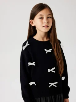 Name It Black Bow Detail Jumper