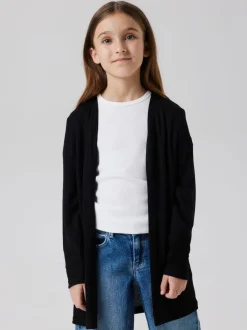 Name It Black Open Knit Cardigan