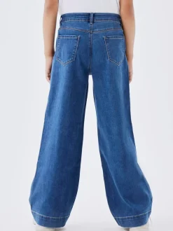 Name It Blue High Waist Wide Leg Jeans