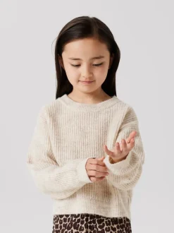 Name It Cream Short Knitted Jumper