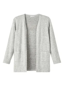 Name It Grey Open Knit Cardigan