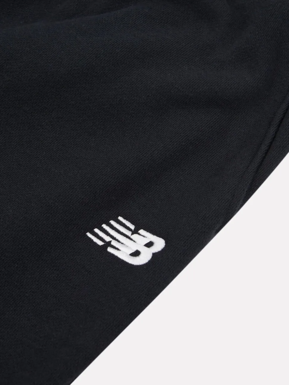 New Balance Black Kids French Terry Small Logo Joggers